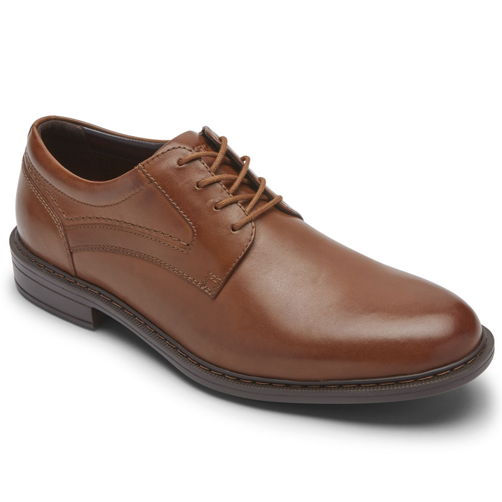 Rockport Mens Parsons Plain Toe - Oxfords Brown - CQX874621